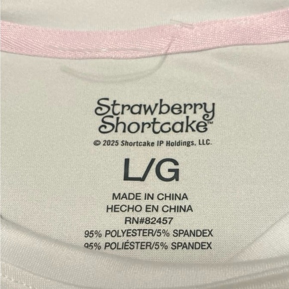 Strawberry Shortcake Ladies Tee- white - Picture 3 of 7